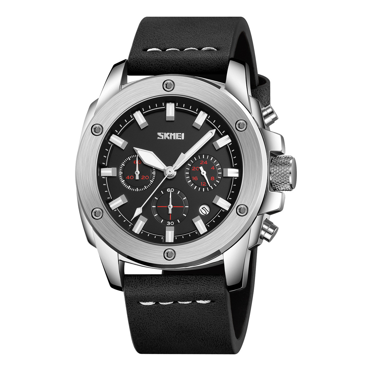 Momento de belleza para hombres cronógrafo de cuarzo impermeable relojes deportivos transfronterizos gran dial relojes de negocios hombres mayoristas spot