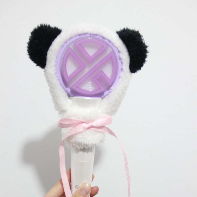 Zhang Yixing ラムシューズサポートスティックライトカバーぬいぐるみ保護カバーコンサート蛍光スティック装飾ハンドライトカバー周辺機器|undefined