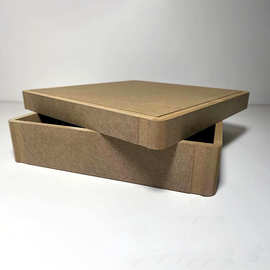 厂家批量定 制各种尺寸圆角木盒木胚包装木盒精美木质礼品盒
