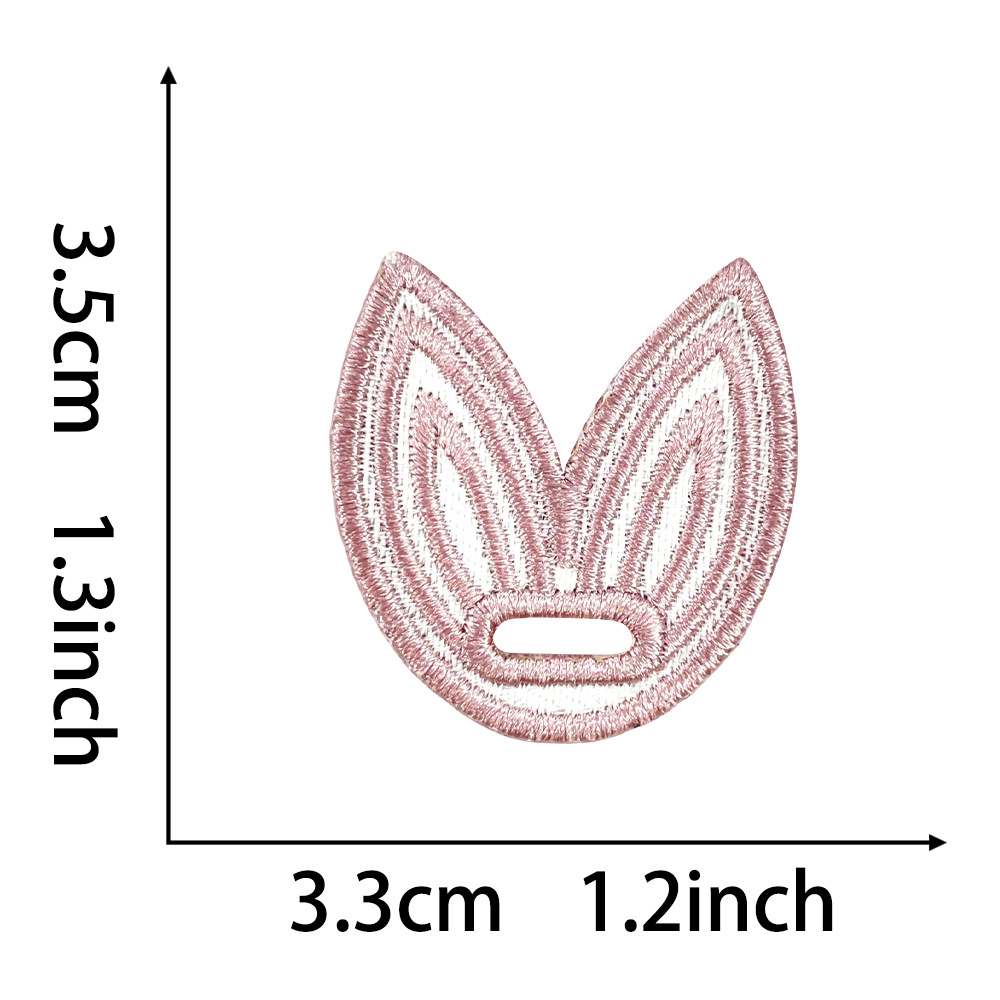 토끼귀단추-화이트핑크