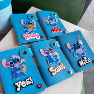 Cartoon Shi Di Zi Cute Card Bag Large Capacity Multi Card All-in-One ID Bag Portable Exquisite Small High-End