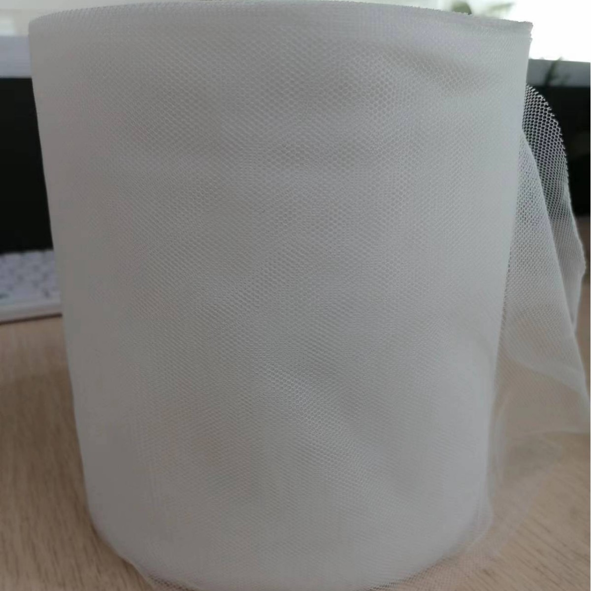 全涤六角网  面膜口罩网布  涤纶底布 可切粒  厂家经编