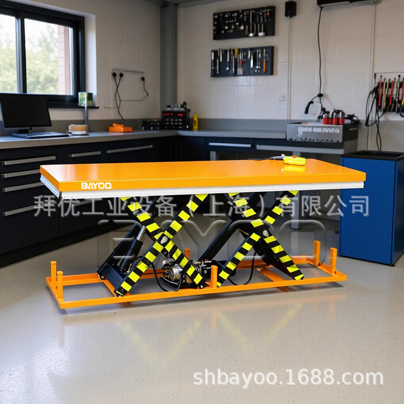 拜优BFY30072固定升降平台,双剪叉升降平台,小型升降平台