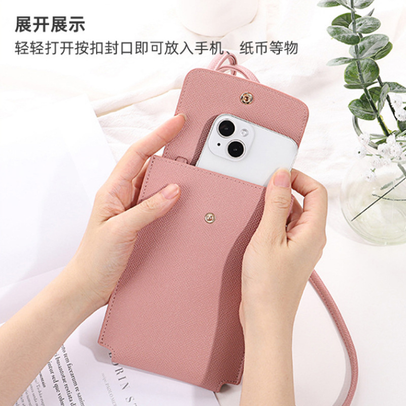 Bolso bandolera mini estilo coreano para mujer, nuevo modelo 2024, moderno, versátil, vertical, pequeño.