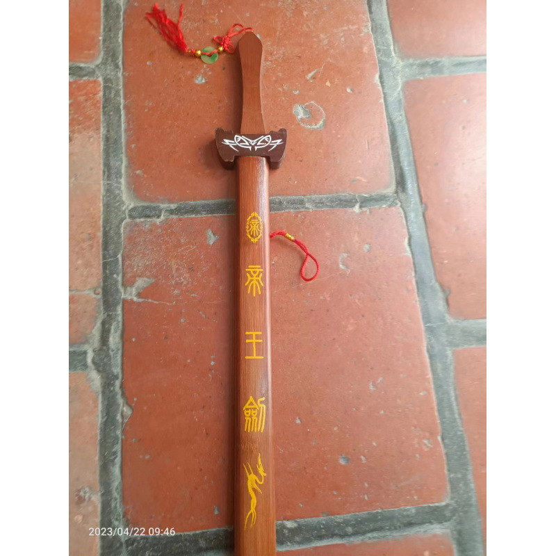 新款庙会木制刀剑系列工艺品玩具 仿真宝剑舞台表演道具工厂批发|undefined