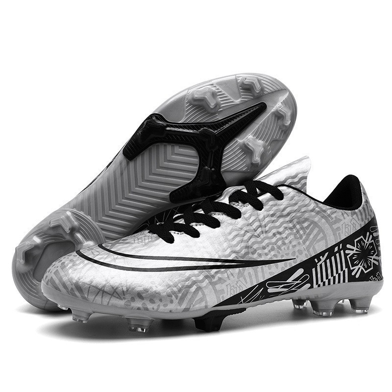 Tenis de Fútbol de Caña Baja de Gamuza y TPR Ligeros y Flexibles para Césped Artificial image 2
