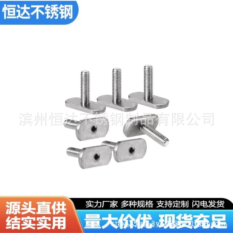 T-Type Screw Kayak Rail Screw Stainless Steel Bolt Hardware Kayak Canoe Kayak Accessories