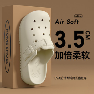 Summer Birkenstock Clogs for Women 2025 New Summer Thick-Soled Sandals for Outdoor Wear Internet Celebrity Fashion Height-Increasing Closed-Toe Slippers