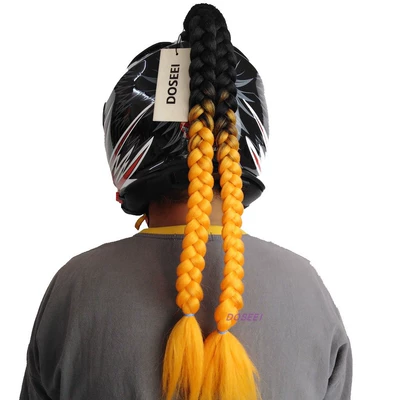 Motorcycle Riding Helmet Accessories Motosiklet dəbilqələri - black-and-orange-stitching