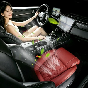 Cross-border purchasing, custom-branded car seat cushions with leg rests, comfortable and suitable for all seasons, breathable and designed for extended use