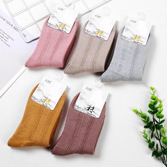 Women's Autumn/Winter Culloden Knit Socks, Wholesale Thick Cotton Socks, Breathable for Men and Women, One Piece Drop Shipping