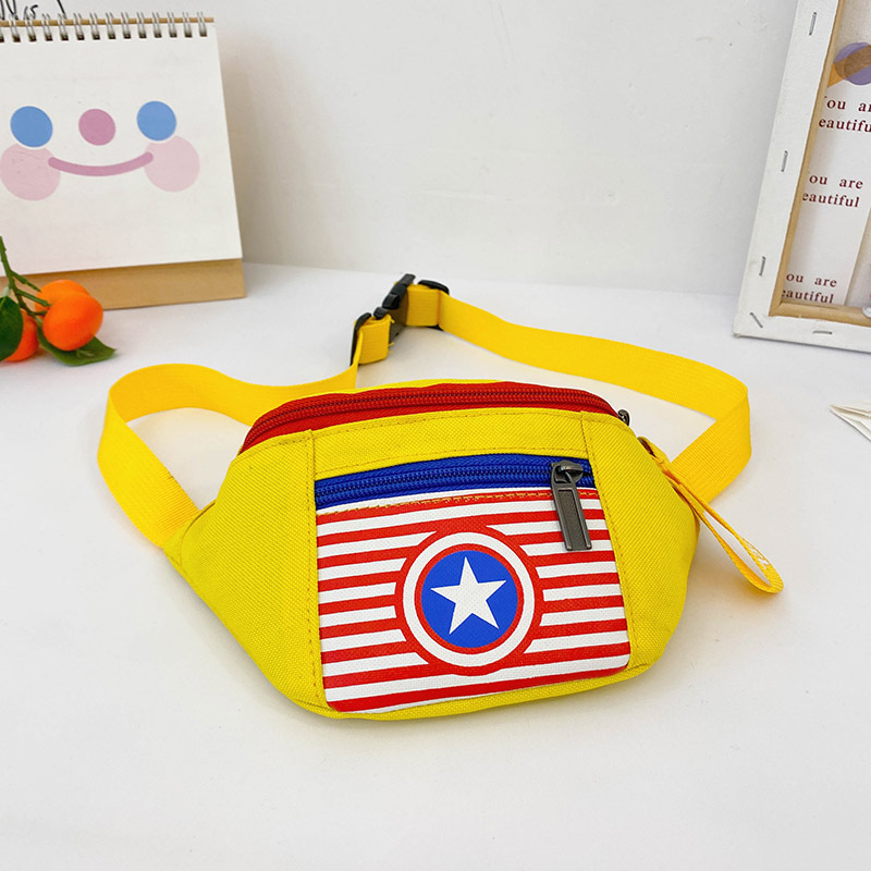 Comercio exterior Lindo bolso de pecho para niños 2024 nuevo mini bolso de hombro impreso de dibujos animados anime bolso de la cintura bolsa de mensajero de la moda