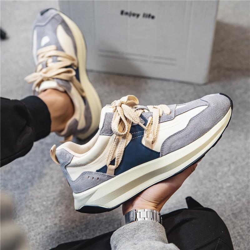 Zapatos de los hombres de Argan viven otoño transpirable popular de moda todos los partidos de los deportes de los zapatos de los hombres ocasionales retro papá zapatos de moda