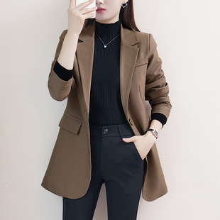 134 Spring and Autumn New 2023 plus size fat sister 200kg casual work clothes women's professional temperament small suit jacket