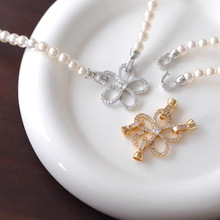 18K�߱�ɫ�~�����F���U����껨�p���Ŀ��朿�DIY�ֹ����