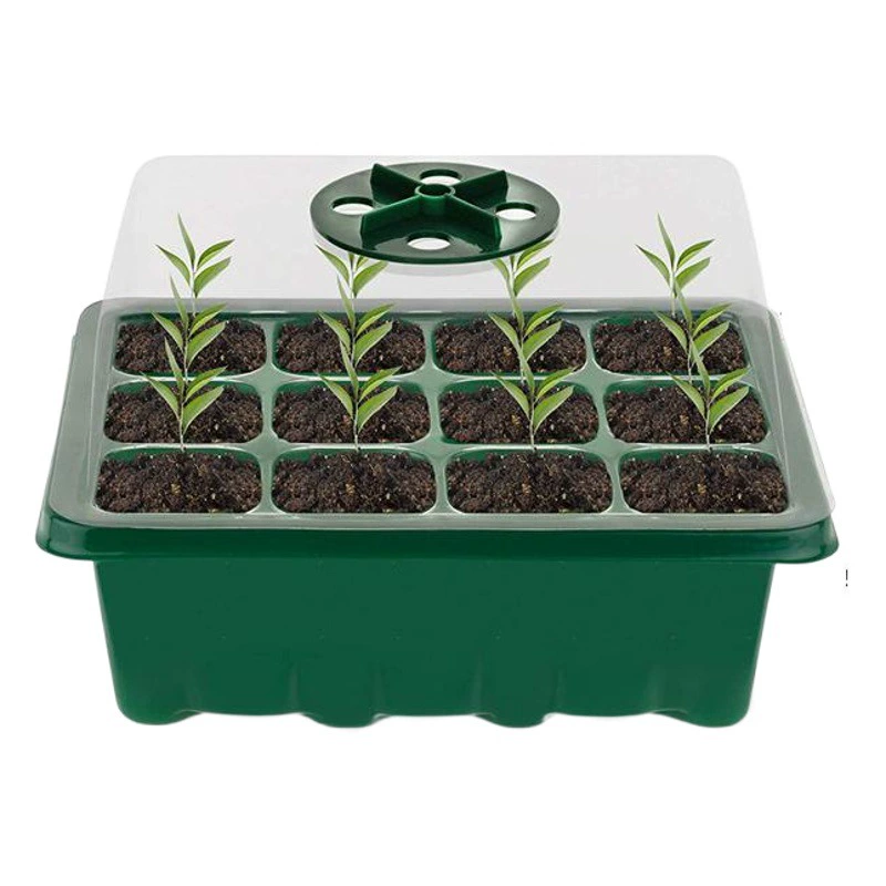 Пластиковый горшок для рассады с 12 отверстиями, трехкомпонентная плита для рассады, мясистая коробка для посева, изоляционная плита для рассады, производители оптом