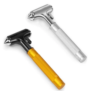 Cross-Border Car Safety Hammer, Multi-Functional Escape Hammer, Car Window Glass Breaker, Car-Mounted Self-Defense Hammer, One-Second Window-Breaking Device
