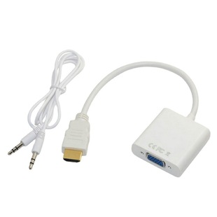 With audio hdmi to vga factory wholesale new copper computer cable hdmi to vga HD Converter