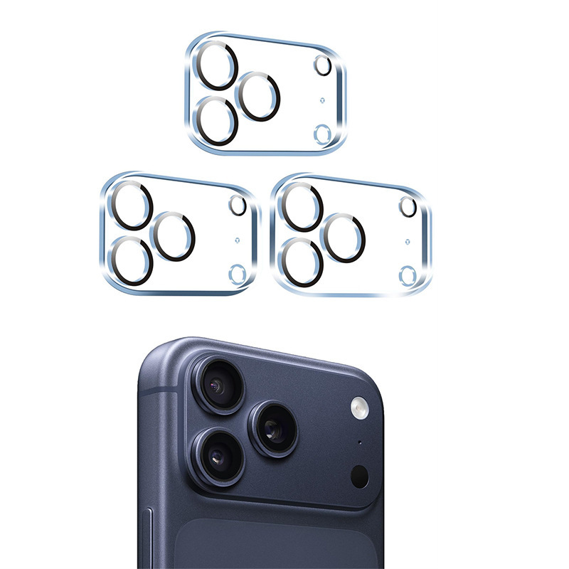 1 Pcs Camera Lens Protector for iPhone 17 Pro Max, Tempered Glass, 9H
