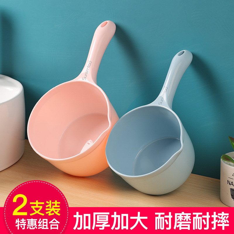 Capacious plastic big water ladle for home use for swimming for head…