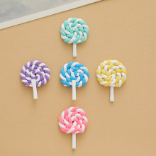 棒棒糖diy软陶配件 diy奶油手机壳材料 diy软陶彩虹配件批发