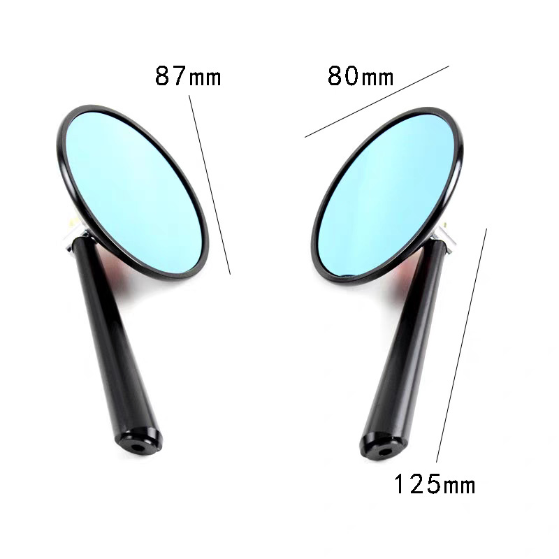 Motorcycle Rearview Mirror Modified Reversing Mirror Retro Rearview Mirror Round Cnc Straight Rod Reversing Mirror Universal Reflector
