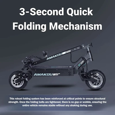 Dual-Drive High-Speed Off-Road Electric: Qatlanan elektrik skuterlər