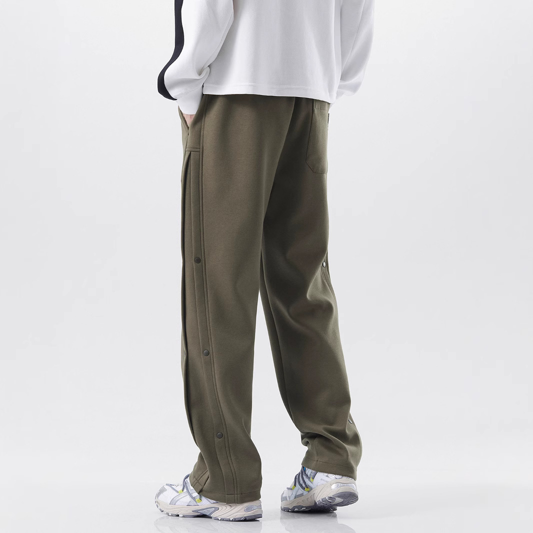 CD Fashion Classic Summer New Fashion Brand Side-breasted Sweat Pants for Boys American-style Loose Straight-leg Wide-leg Sports Casual Pants