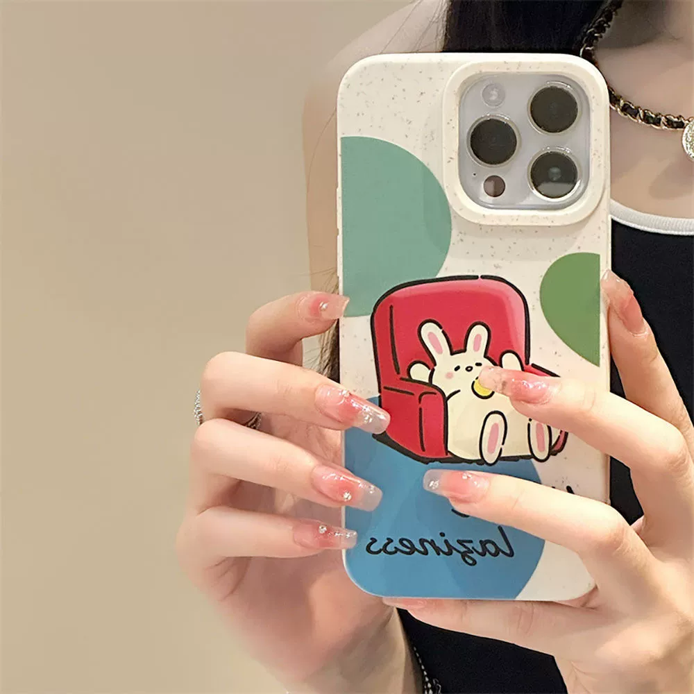 Apple, совместимый кролик, iPhone 16, чехол для телефона, 16 Pro Max, 12