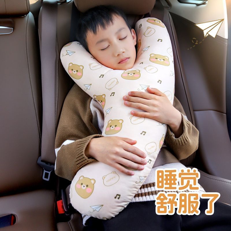P1L車載睡眠神器児童自動車シートベルト首赤ちゃんが枕を抱いて枕に寄りかかって後ろの車で保護する|undefined
