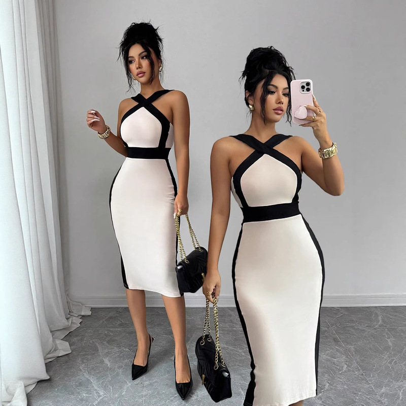 Temu Women's New Summer Style Solid Color Sexy Hot Girl Style Hip-Hugging Stretchy Women's Dress Is a Hot Seller on Amazon Temu Women's New Summer Style Solid Color Sexy Hot Girl Style Hip-Hugging Stretchy Women's Dress Is a Hot Seller on Amazon