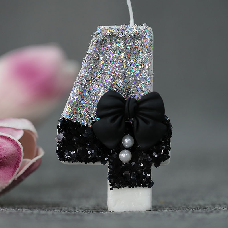 Vela de cumpleaños transfronteriza e-commerce creativo vela digital arco perla Vela decorativa para AliExpress Amazon