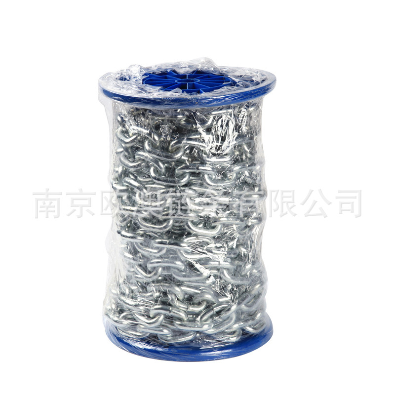 厂家供应德标DIN764链条全自动焊接去毛刺表面光滑铁链，铁桶