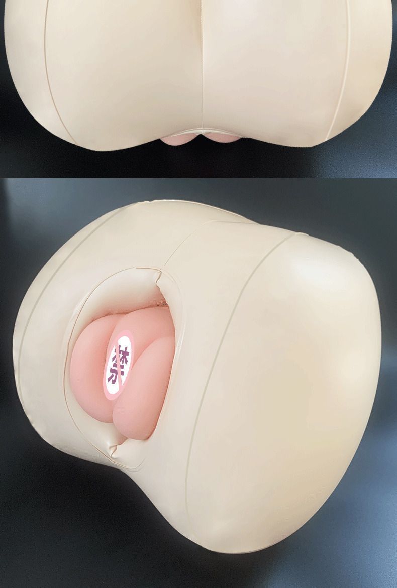 M Leg Gun Rack Masturbator Pillow with Inverted Mold, 620g PVC Adult Toy — detail image 9