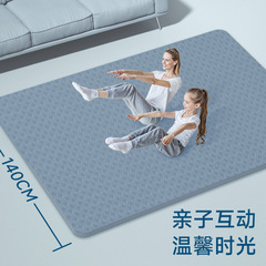 家庭用エクササイズマット、ダブルヨガマット、幅広2mフィット、フィットネス、防音、防振、滑り止め、スポーツヨガマット
