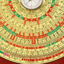 万福堂罗盘风水盘高精度八寸三元三合综合盘专业初学者大字体大号