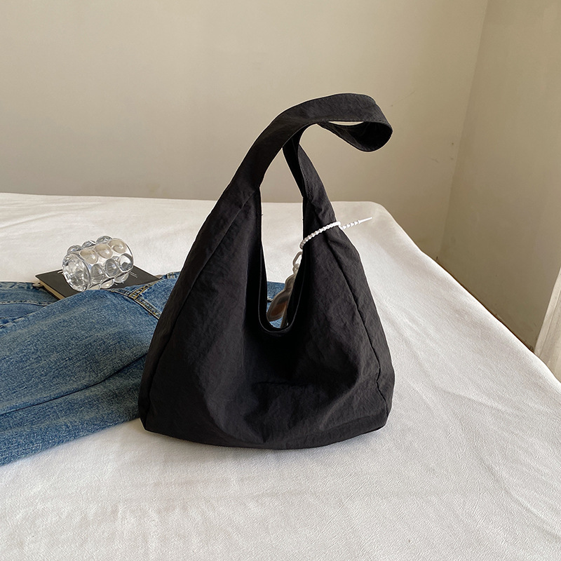 Bolsa de lona coreana ins2024 verano nueva moda ocio bolso de hombro para estudiantes universitarios
