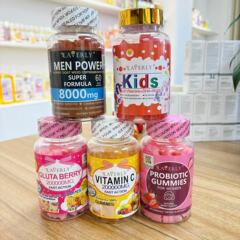 跨境热卖Vitamin C gummies VC软糖现货维生素美白胶原蛋白亮肤