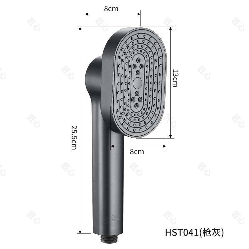 クロスボーダーブーストノズル給湯器加圧回転4速スプレーガン大型水シャワーヘッド浴室シャワー|undefined