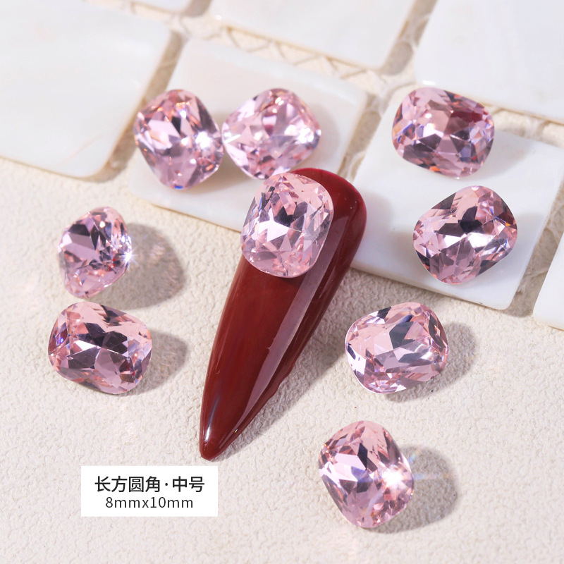 직사각형 둥근 모서리 8x10mm 싱글
