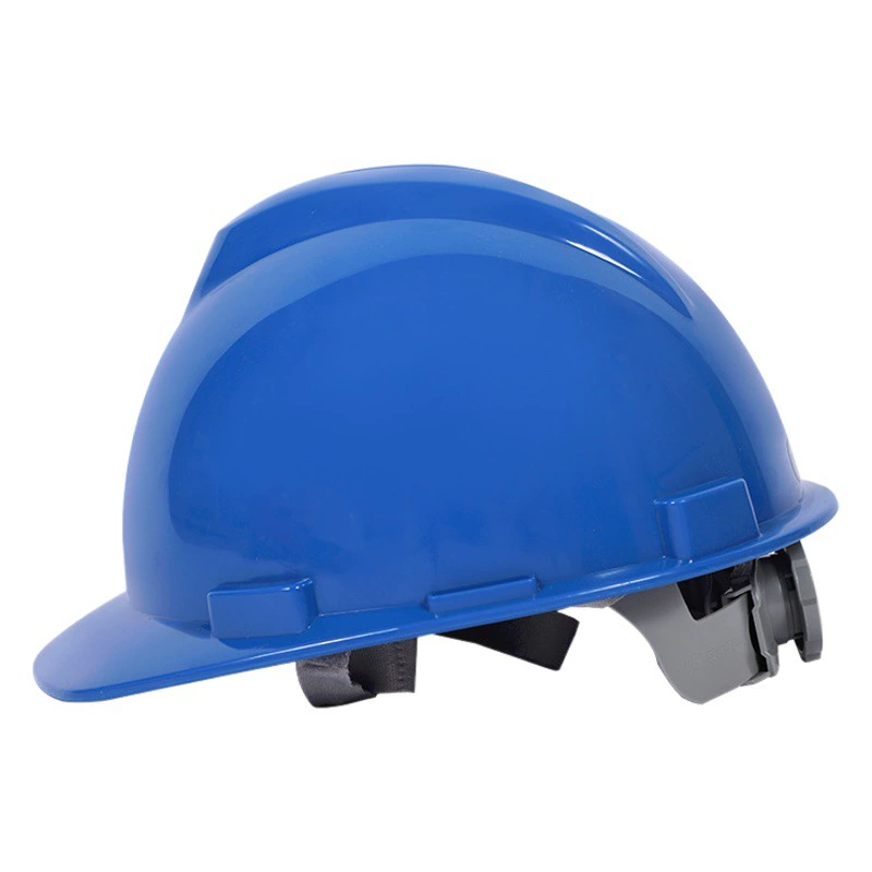 Защитный шлем HDPE в наличии Оптовая продажа V-образный утолщенный защитный шлем для строительной площадки GB Строительная дышащая Строительная шляпа с защитой от ударов