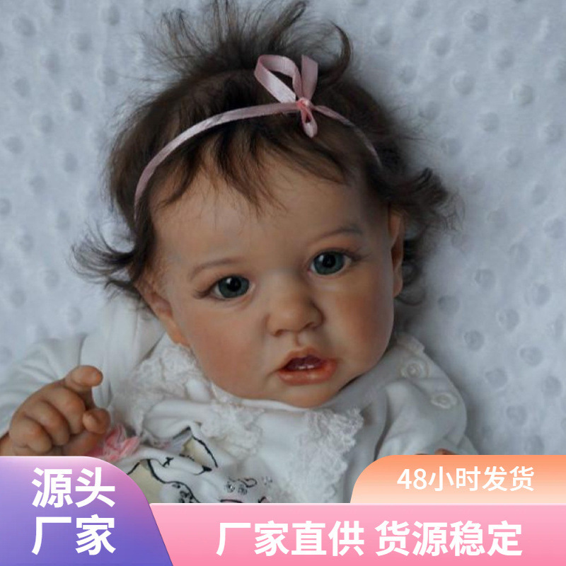 Muñecas de 22 pulgadas para acompañar muñecas juegan muñecas renacidas para bebés como la vida.