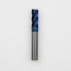 HRC65 degree 4-bladed round nose milling cutter high hardness tungsten steel bull nose cutter integral carbide end milling cutter CNC cutter