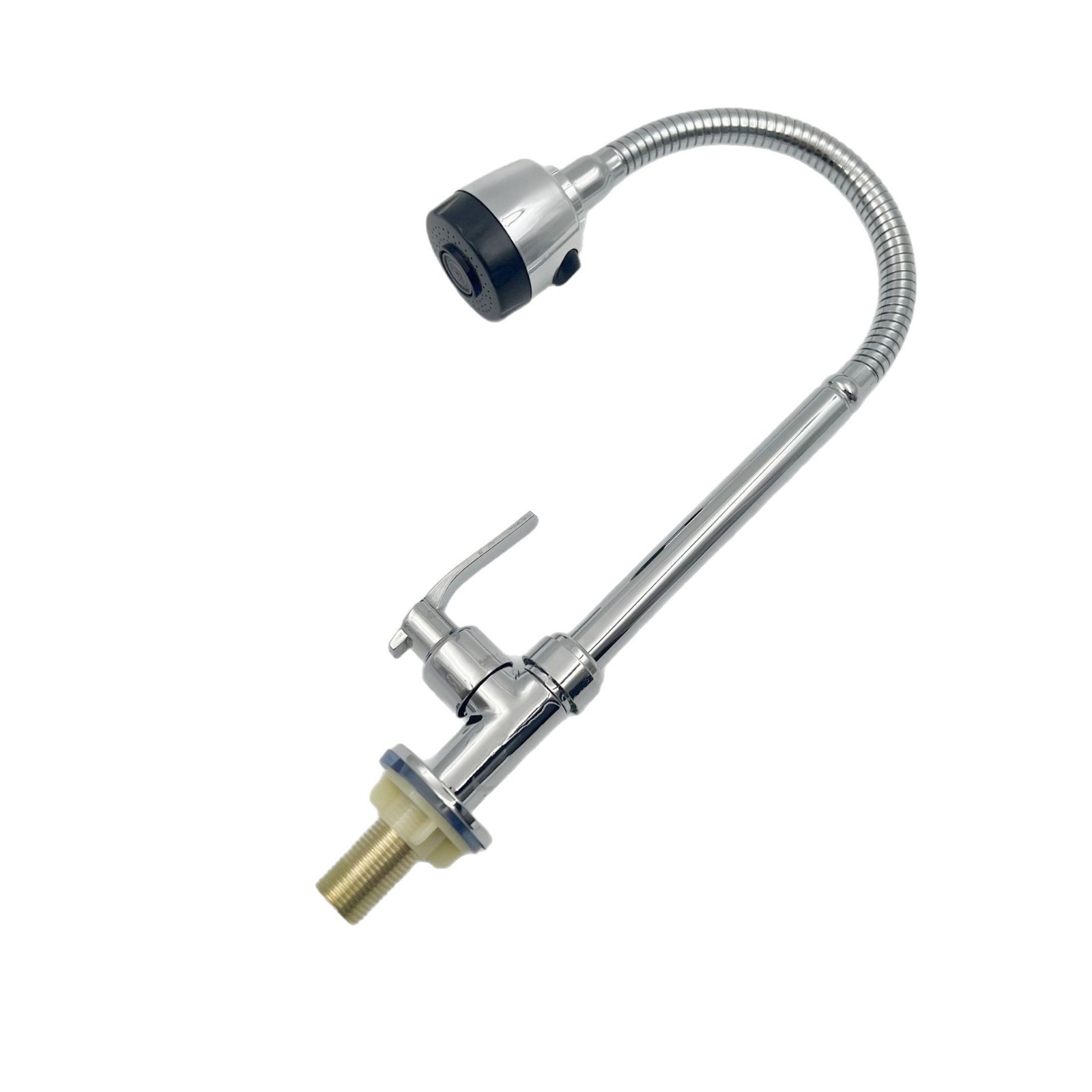 Grifos de agua fría de aleación transfronteriza, lavabos de cocina, grifos de agua de cocina giratorios universales, grifos de agua fría de agua única