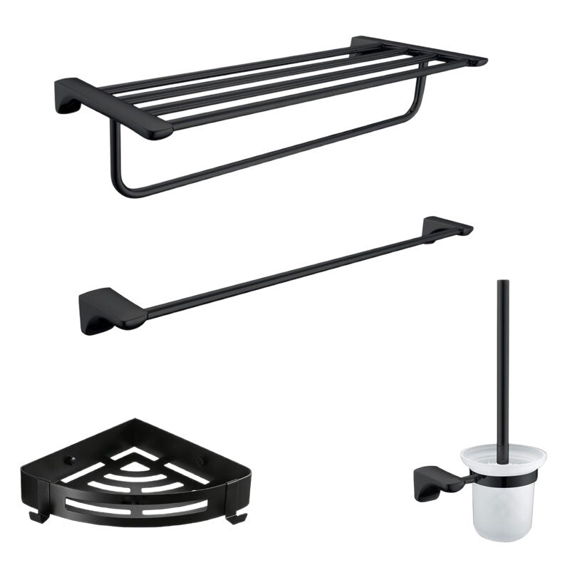Stainless Steel No-Drill Towel Rack Bathroom Hardware Towel Bar Storage Rack Bathroom Towel Rack