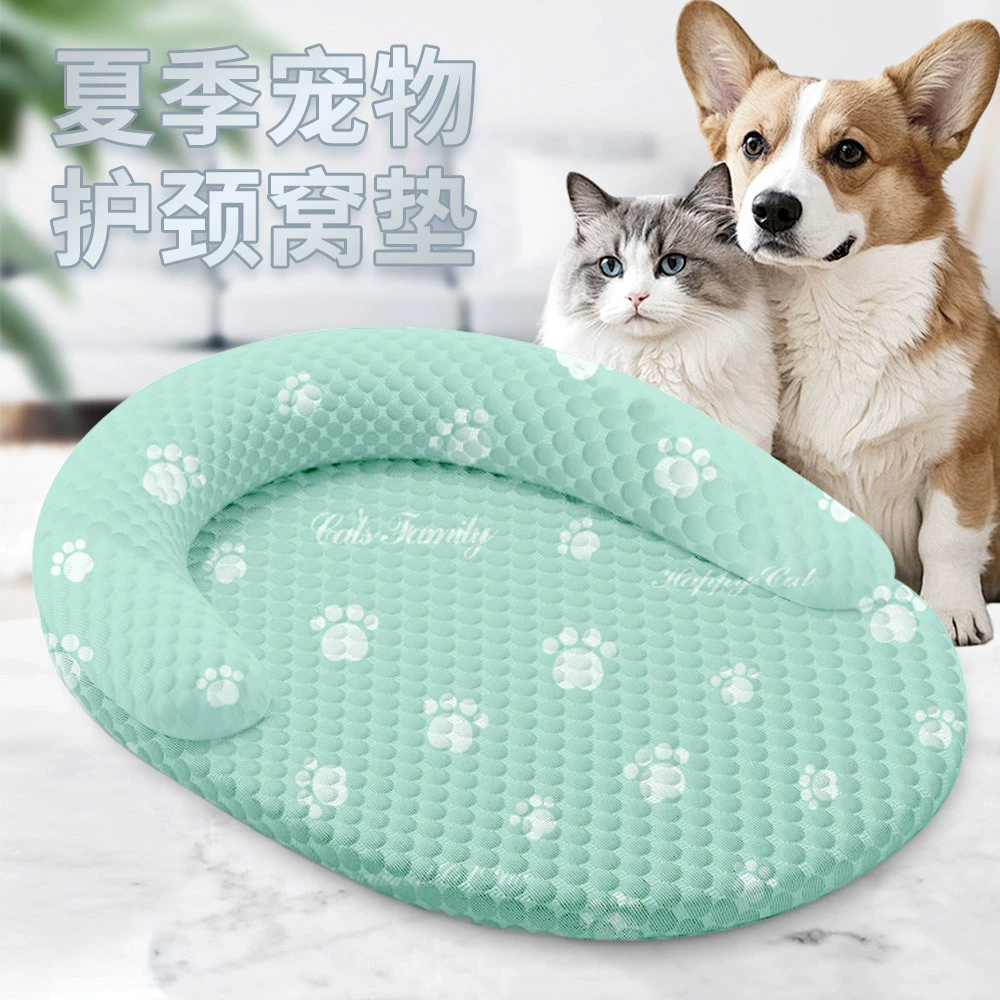 Охлаждающий коврик для питомцев, новый ледяной шелк, дышащий охлаждающий коврик для кошек, ледяной коврик для кошек, лежанка для собак