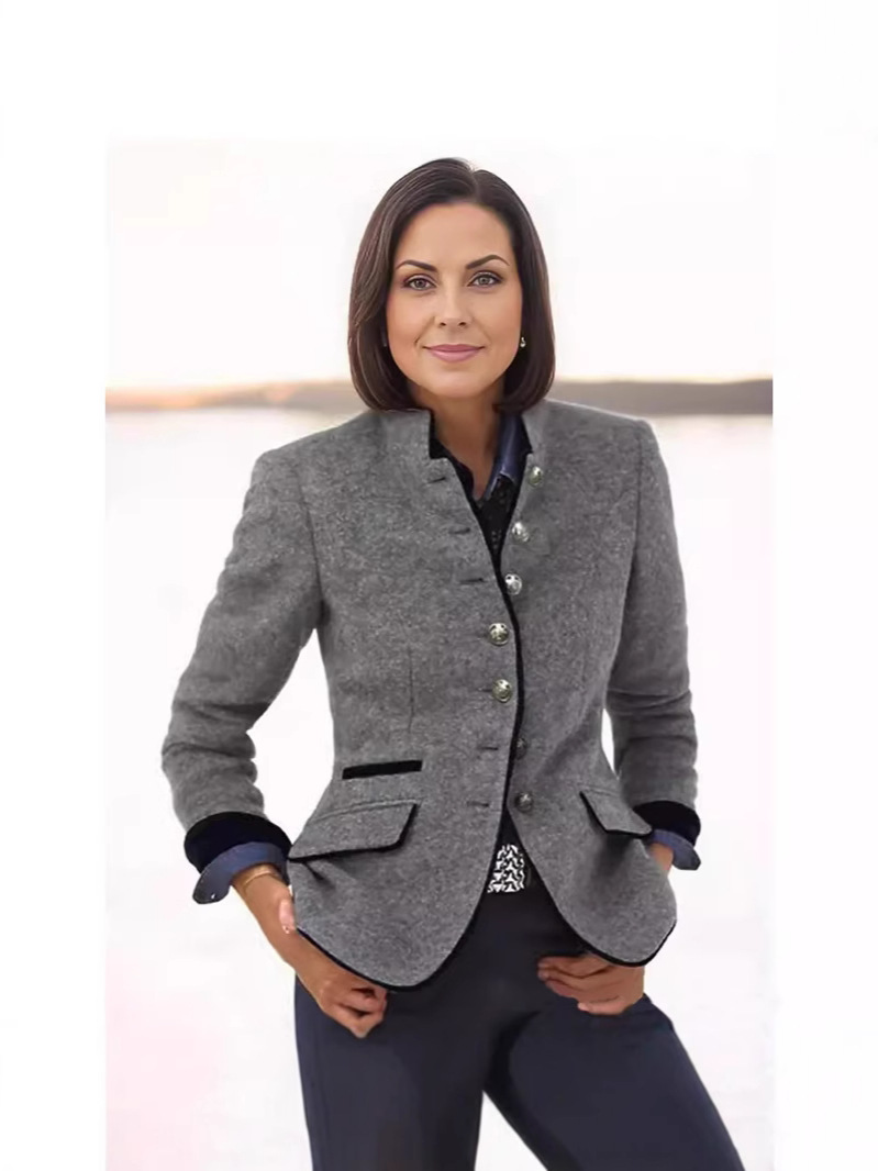 Spring woolen coat