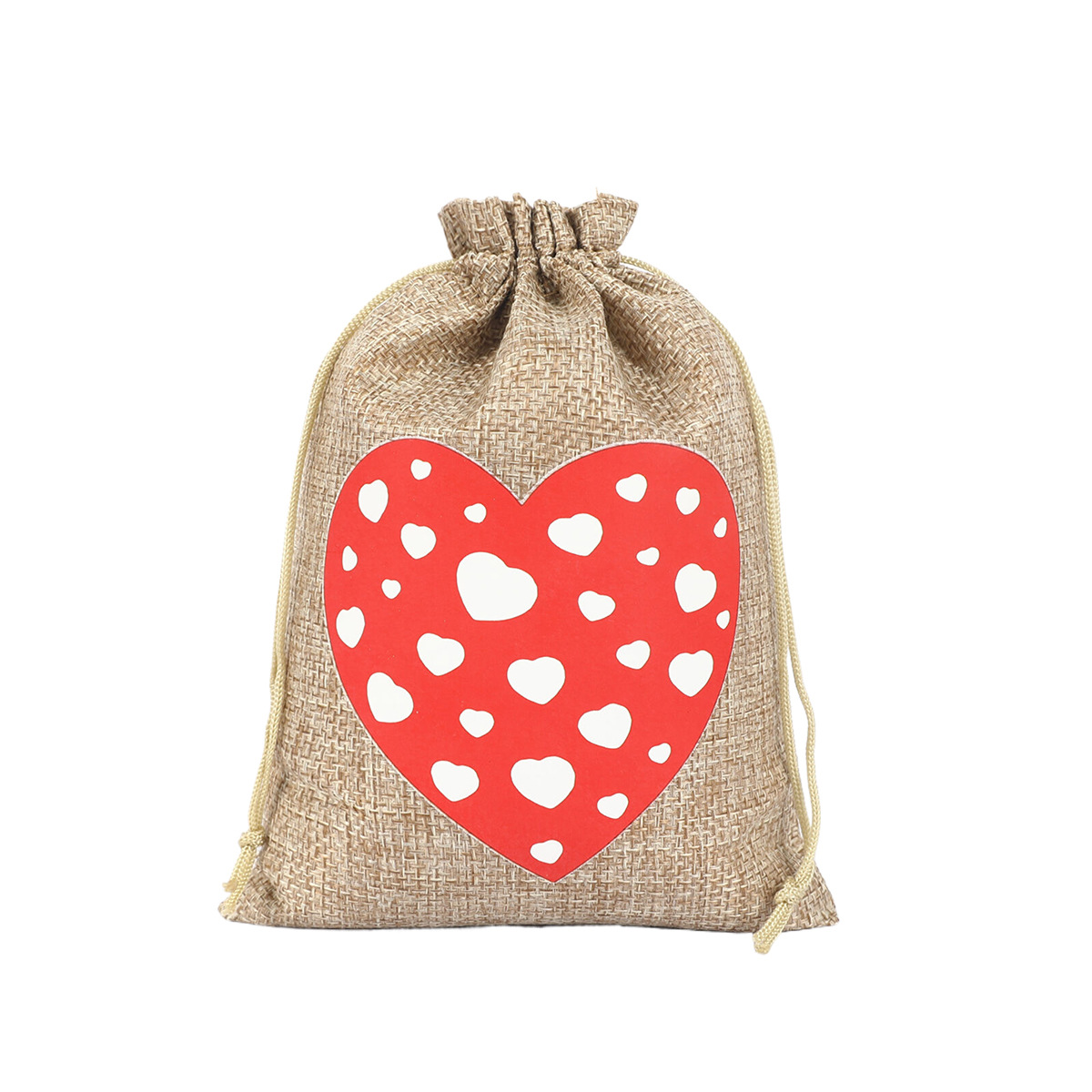 13cm*18cm 빨간색과 흰색 하트