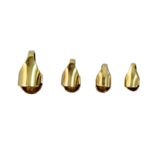 Factory supply au585K gold leather rope first set of simple diy jewelry small accessories semi-finished 14K gold hand rope interface