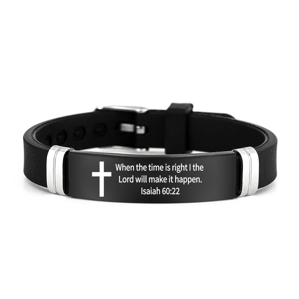 Pulseras de acero inoxidable Europa y América transfronterizas pulseras de acero de aluminio, regalos de vacaciones, grabaciones, regalos, pulseras deportivas en stock